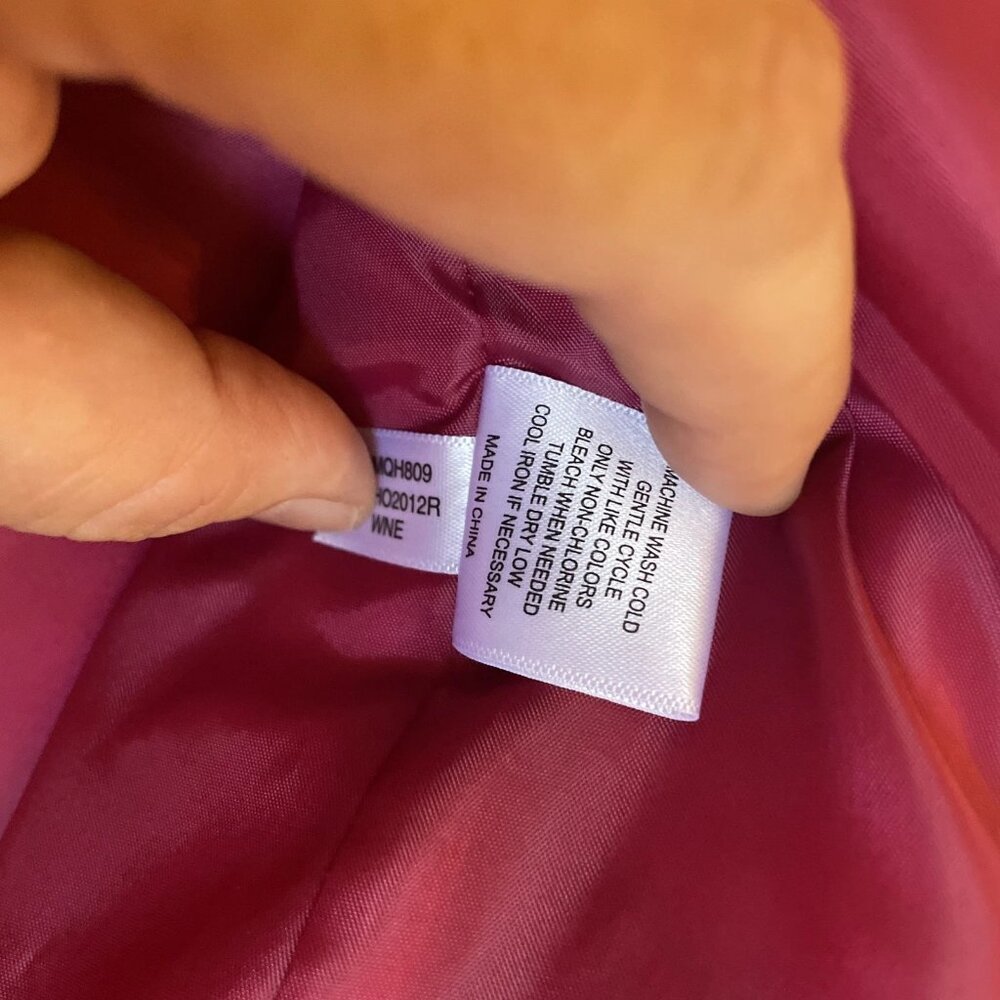 Kenneth Cole New York Quilted Hot Pink Puffer Vest Women's Size Medium NWT - Picture 12 of 12